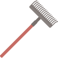 A rake with a handle and a long handle png