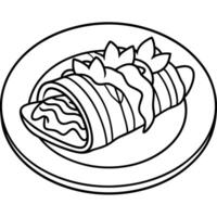 Bacon wrapped and filled vector