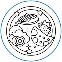 Intermittent fasting low carb hight fats diet concept flat lay. healthy food salmon fish. bacon meat vector