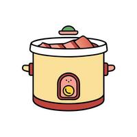 Crockpot Chicken Bacon Ranch vector