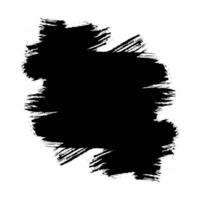 Abstract Black Color Paint brush Stroke Background vector