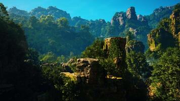A view of a mountain range from a distance video