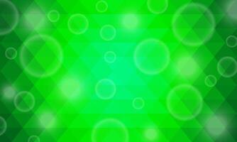 abstract mosaic geometric hexagon pattern green background with bubble. vector