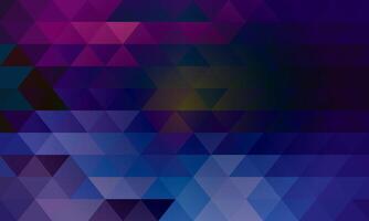 abstract geometric prism hexagon pattern colorful background. dark gradient crystal. vector