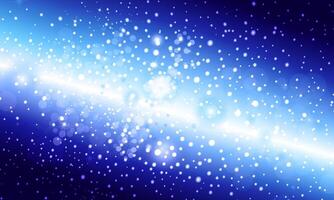 Blue glowing light glitter background effect. Magic glow sparkling texture. Magical star dust sparks light effect in explosion on black background. vector