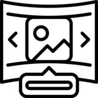 Flexible Display Icon. Vr Display Icon vector