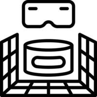 3D Visual Icon. 3D Model Icon vector