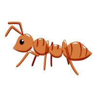 image of a cute, colorful ant. This illustration showcases the intricate features of an ant's anatomy. Perfect for educational materials, insect-related designs, and nature-themed projects. vector