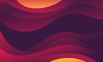 Abstract gradient wave background blending red and orange, perfect for modern and dynamic design projects vector