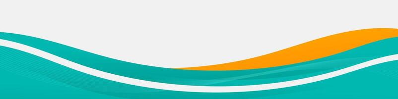 Smooth gradient waves in white and green form a stylish abstract background for versatile design projects vector