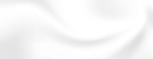 white blurred smooth liquid waves abstract background vector