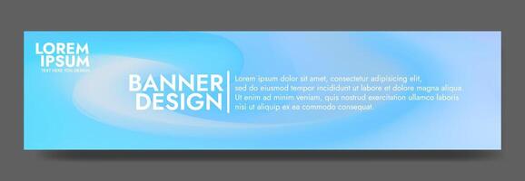 blurred smooth liquid waves abstract banner vector