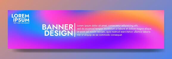 Vibrant abstract mesh blur banner with flowing gradients and soft colors. Ideal for adding a modern and appealing touch to ads, social media visuals, and promotional graphics vector