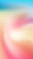 A soft, blurred effect adds depth to smooth colorful liquid waves in this abstract background vector