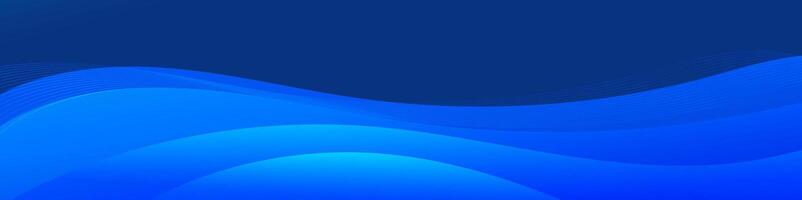 A soft blue gradient wave flows seamlessly, creating an elegant abstract background for versatile use vector
