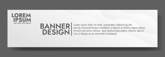 Abstract white banner color with a unique wavy design. It is ideal for creating eye catching headers, promotional banners, and graphic elements with a modern and dynamic look vector