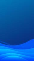 Abstract background featuring smooth blue gradient waves, ideal for presentations, posters, and digital media vector