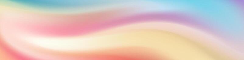 Blurred colorful liquid waves create a seamless and smooth abstract background vector