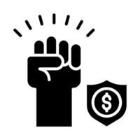Financial Empowerment icon line illustration vector