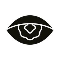Blurred Vision icon line illustration vector