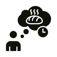 Constant Hunger icon line illustration vector