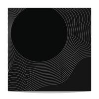 abstract circle backgroun for social media post vector