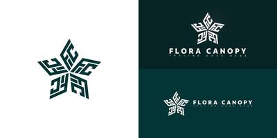 Abstract spiral initial letter FC or CF in green color isolated on multiple background colors. The logo is suitable for premium cannabis brand logo design inspiration templates. vector