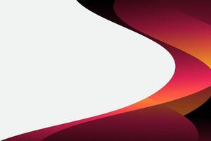 abstract modern background with waving rainbow colour vector