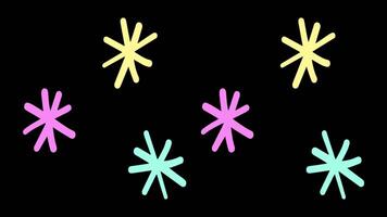 Confetti for Party Celebration, Stock Overlay 4k Animation , 3D Motion Graphics loop Animation, with Chroma key, Alpha Channel, High Resolution, Black and Green Screen Background video
