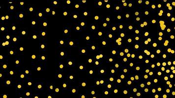 Confetti for Party Celebration, Stock Overlay 4k Animation , 3D Motion Graphics loop Animation, with Chroma key, Alpha Channel, High Resolution, Black and Green Screen Background video