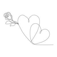 Continuous single line art drawing one line illustration art on Sailboat vector