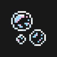 bubbles pixel art for your needs vector
