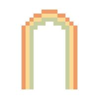 abstract line art pixel art vector