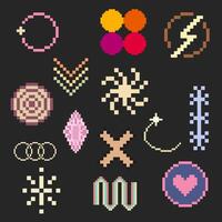 Adaptable Element Assortment pixel art vector