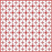 beautiful red batik pattern with additional dot ornaments vector