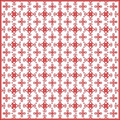 beautiful red batik pattern with additional dot ornaments