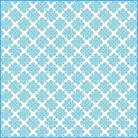 colorful blue pattern of abstract flower shape pattern vector