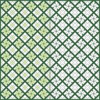 creative rhombus shape with two different style vector
