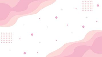 Abstract pink background with polka dots and spots. Illustration. vector