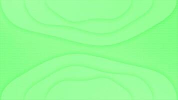 Green color simple and elegant wavy pattern minimal background video