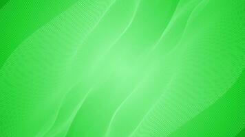 green color hi-tech particles slowly moving in cyberspace forming futuristic wave pattern abstract technology loop able background video