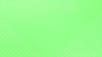 Green color grid design box pattern abstract geometrical loop able futuristic background video