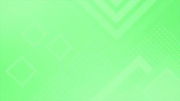 green color complex and elegant multiple square design loop able geometrical background video