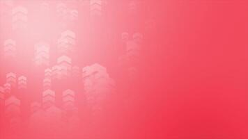 Red color simple and elegant minimal geometric shapes loop able futuristic background video
