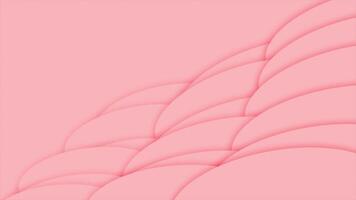 Red color complex wavy pattern abstract design loop able geometrical background video