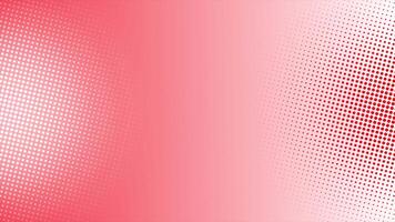 Red color simple and elegant loop able halftone gradient background video