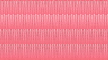 Red color simple and elegant wavy pattern loop able background video