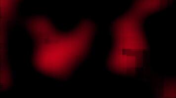 Red color square box shapes slowly moving on black background, minimal loop able background video