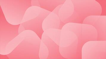 Red color futuristic multiple moving faded squares loop able geometrical background video