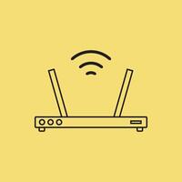 wifi router icon free vector